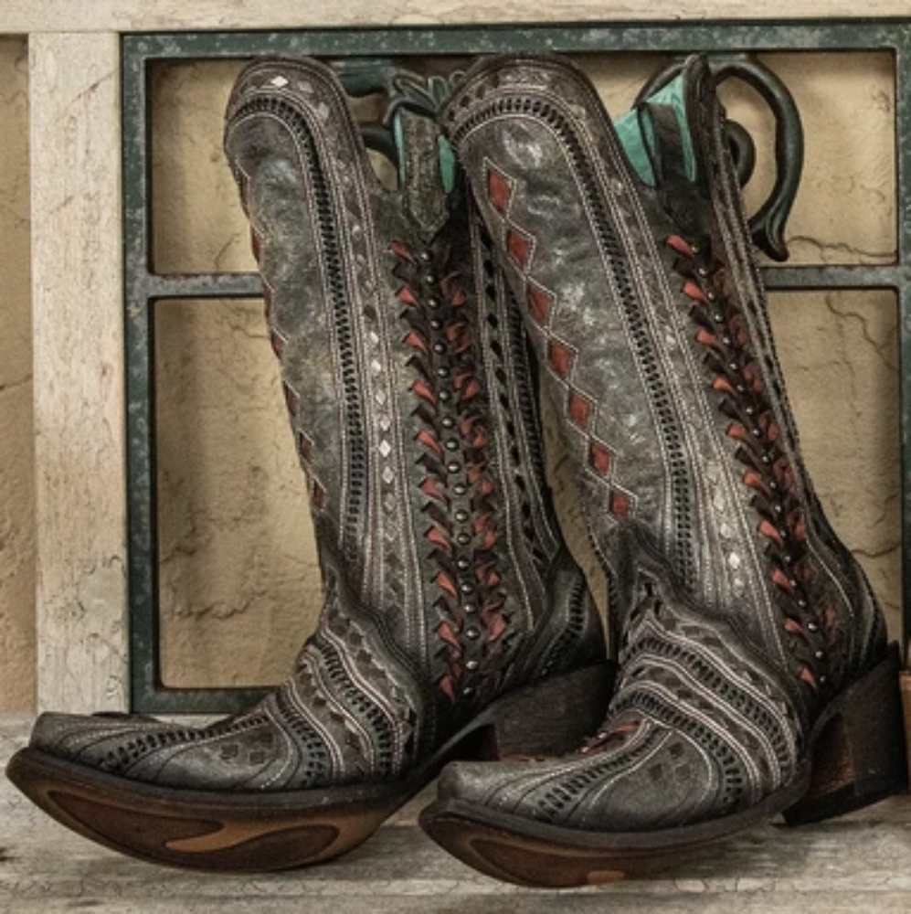 Embellished Corral Boots